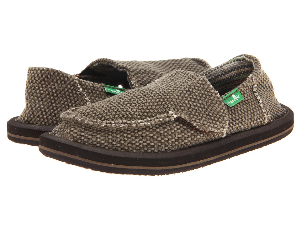 Sanuk Kids - Vagabond (Toddler/Little Kid) (Brown) Boys Shoes