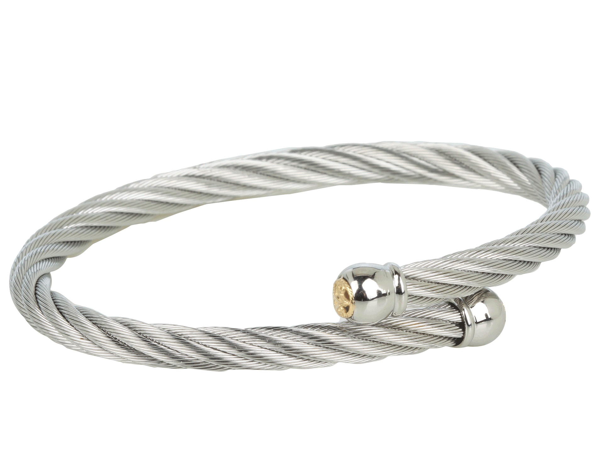 Charriol Bracelet Gentlemens 04 13 0002 00 Stainless Steel Cable ...