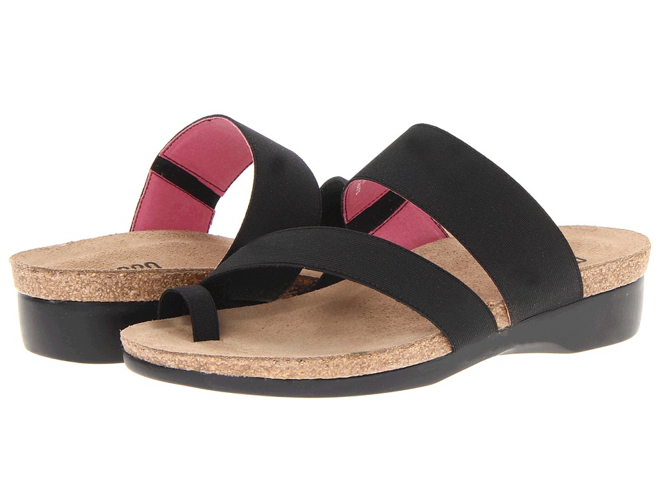 Munro Aries (Black Fabric) Sandals
