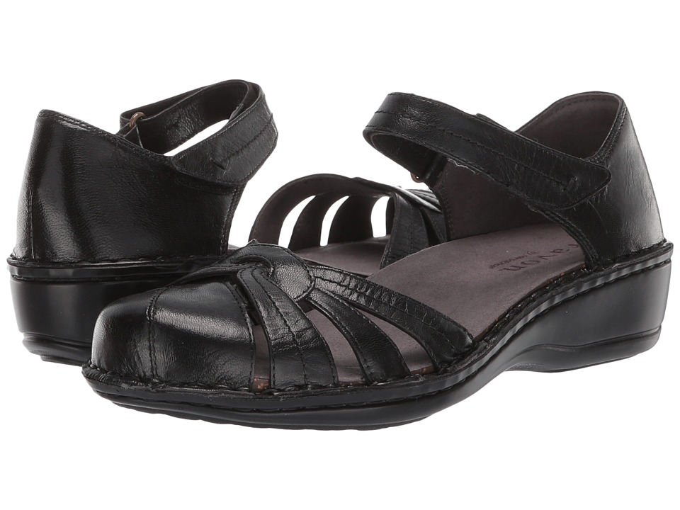 Aravon Clarissa (Black Leather) Women's Shoes