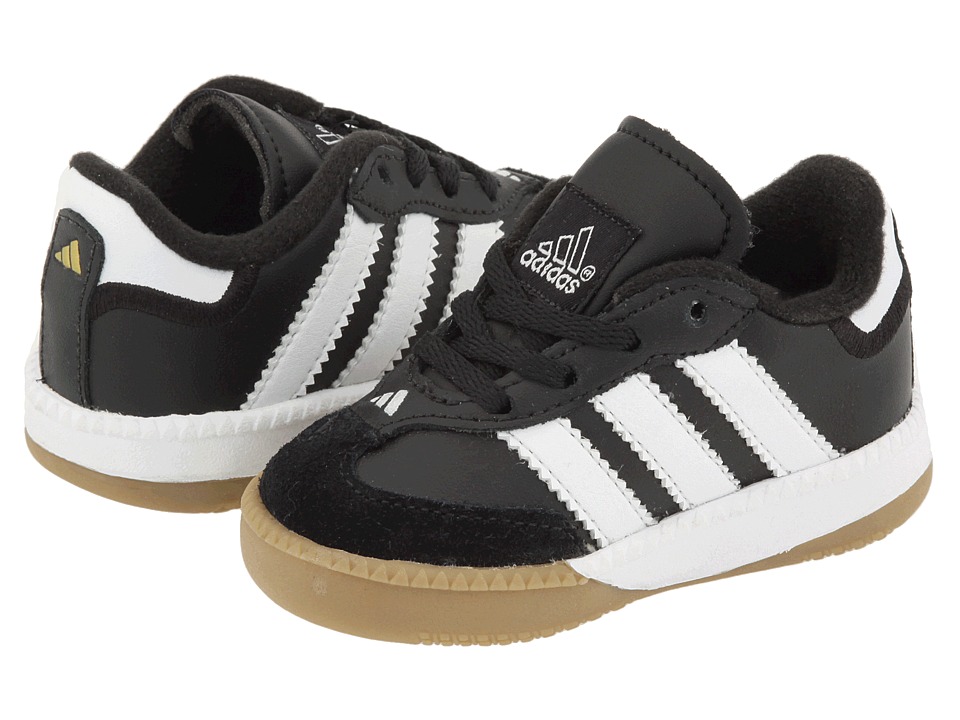 adidas Kids - Samba(r) Millennium Core (Infant/Toddler) (Black/Running White) Kids Shoes