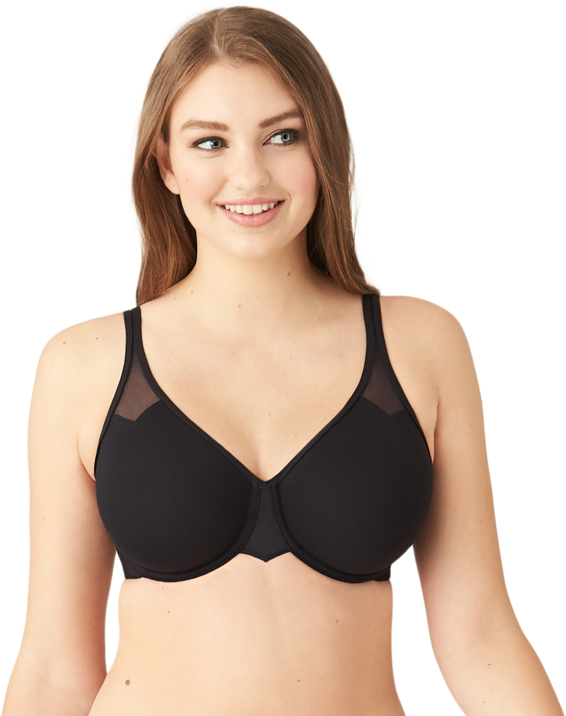 Wacoal Women's Ultimate Side Smoother Wire Bra Black size 38DD for sale  online