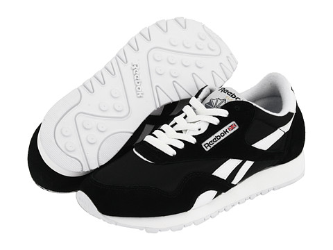 reebok sneakers black and white
