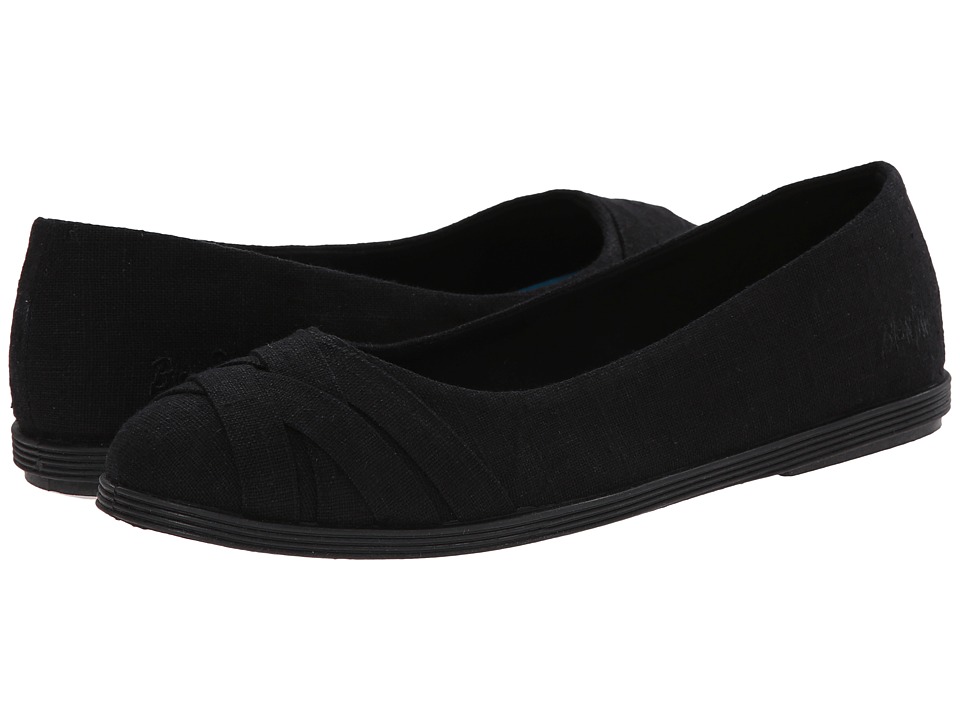 Blowfish Glo (Solid Black Cozumel) Flats