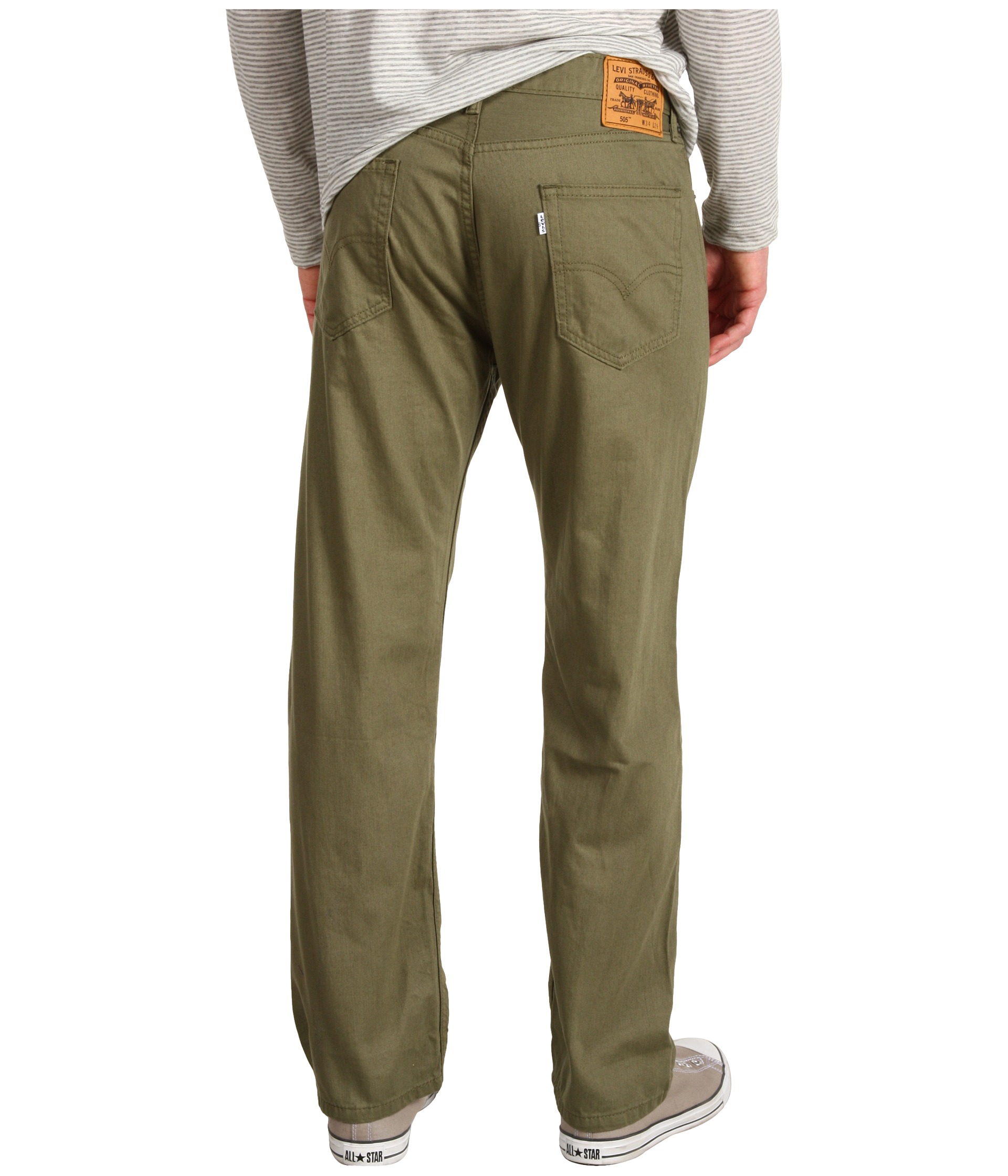 Levis® Mens 505® Regular/Straight Fit   Advanced Core Lichen Green