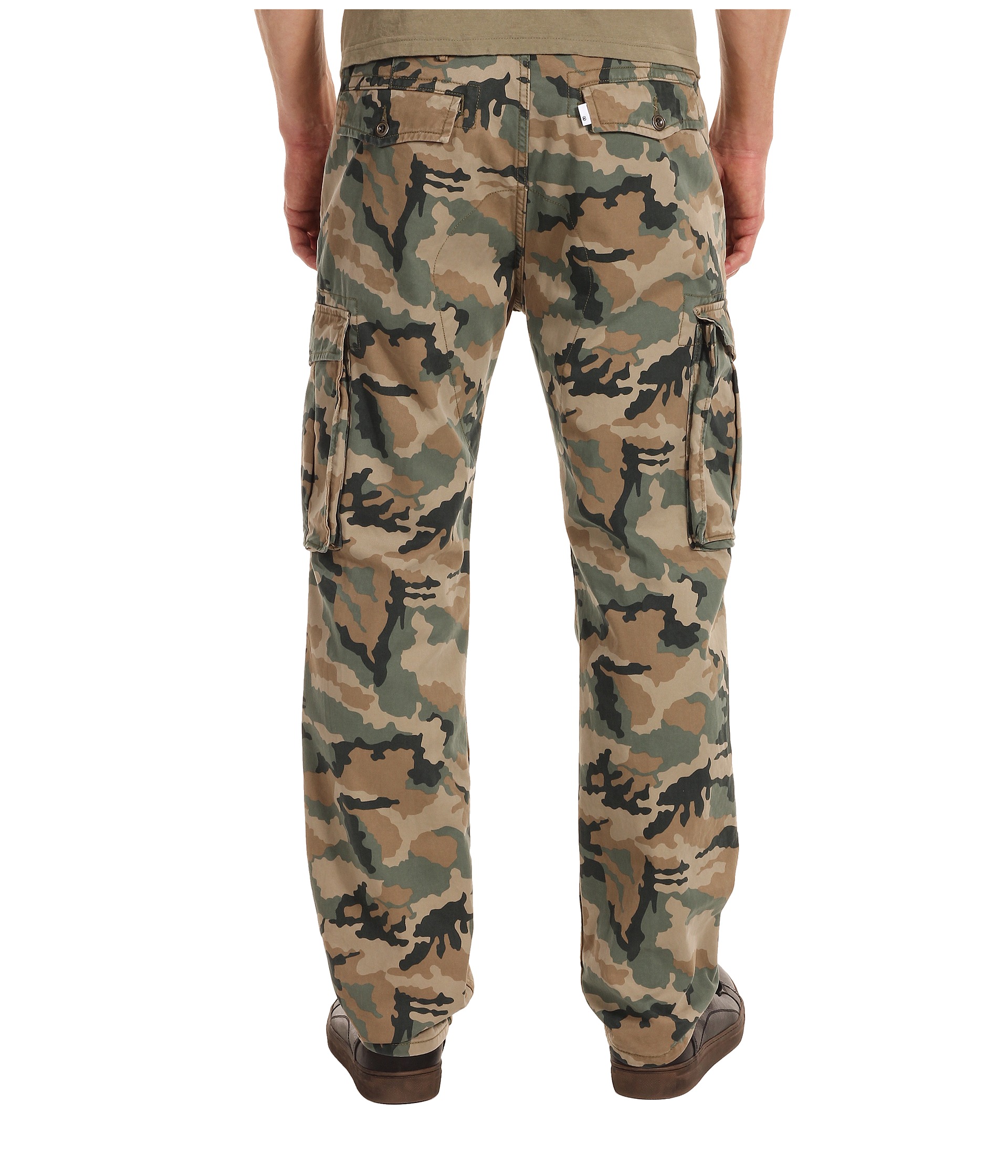 Levis Mens Ace Cargo Pant Camo | Shipped Free at Zappos
