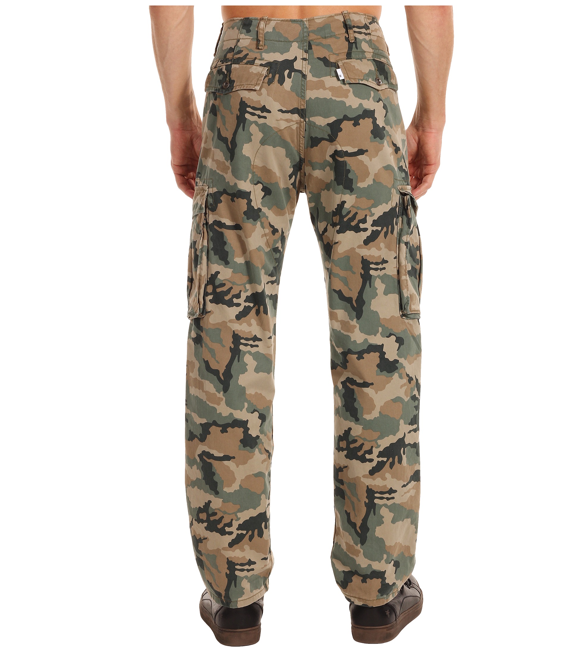 Levis Mens Ace Cargo Pant Camo | Shipped Free at Zappos