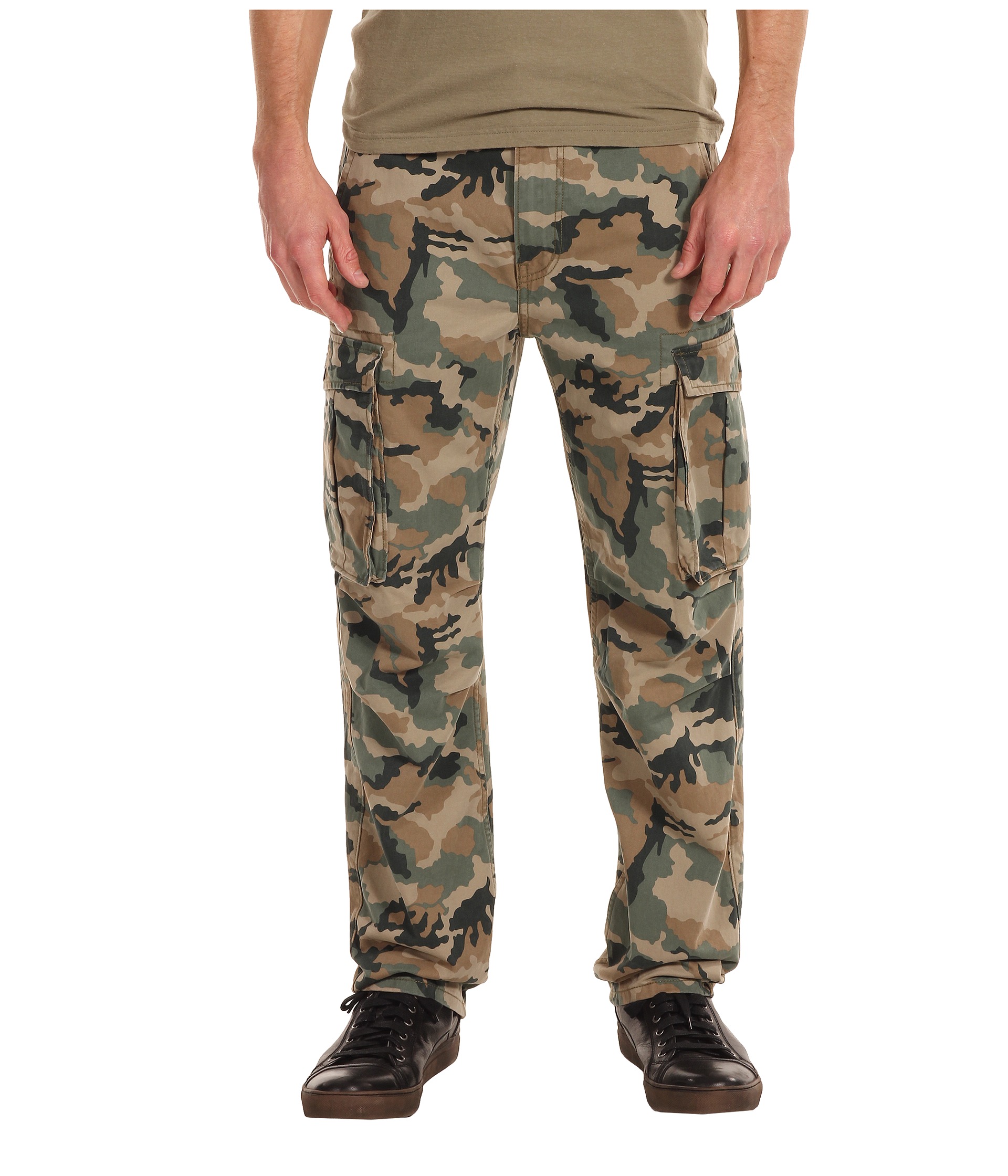 Levis Mens Ace Cargo Pant Camo | Shipped Free at Zappos