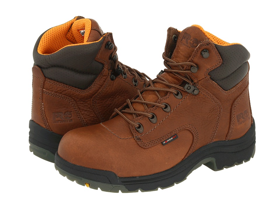Timberland PRO - TITAN(r) 6 Alloy Safety Toe (Coffee Full-Grain Leather) Womens Work Boots