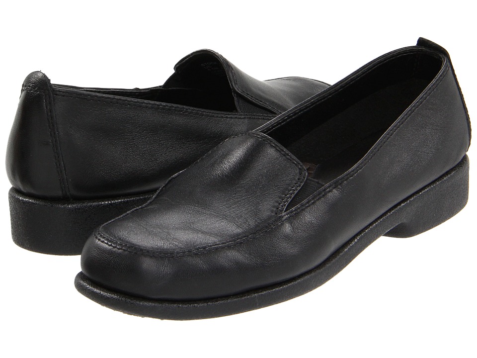 Hush Puppies - Heaven (Black Leather) Womens Flat Shoes