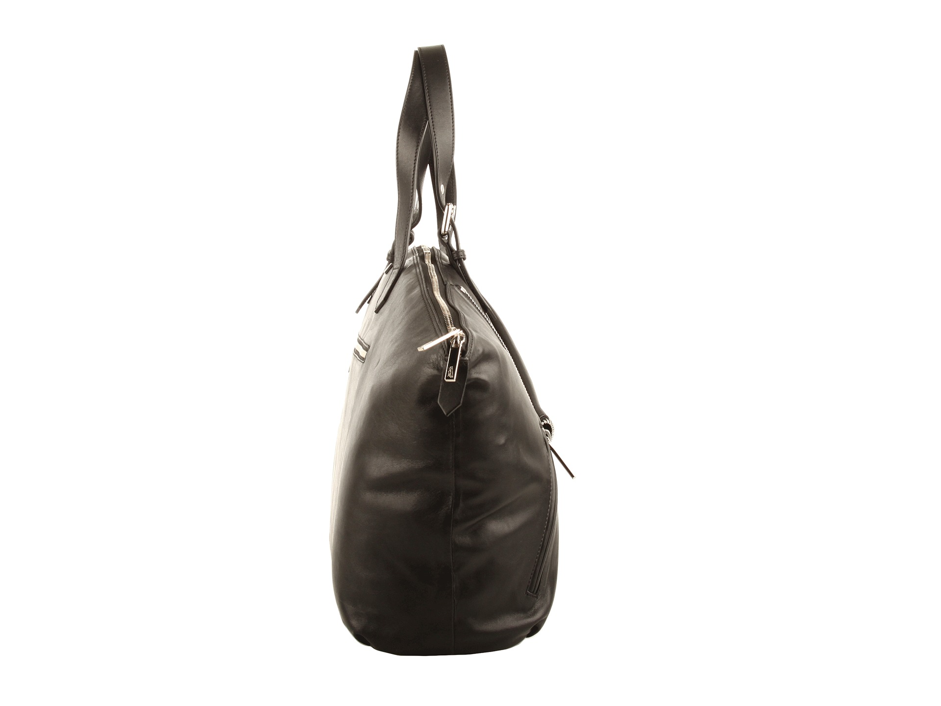 Jean Paul Gaultier Cabas Perfecto Shopping Bag Black
