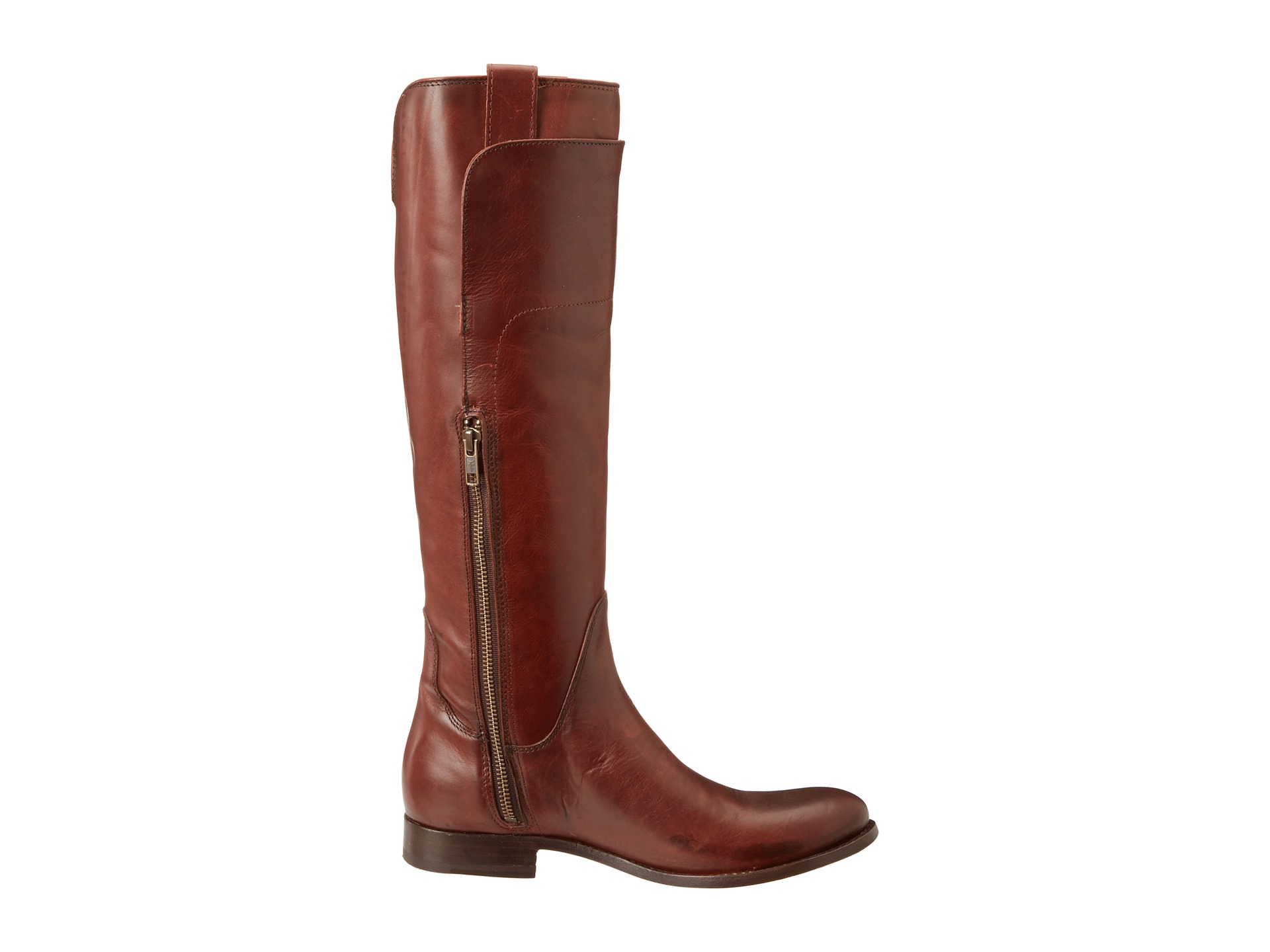 frye melissa tab tall boot redwood
