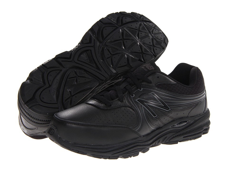 New Balance - MW840 (Black) Men's Walking Shoes