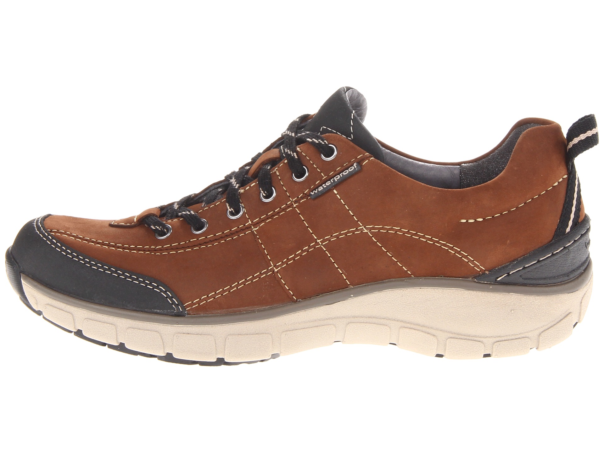 Clarks Wave.Trek Brown Leather - Zappos.com Free Shipping BOTH Ways