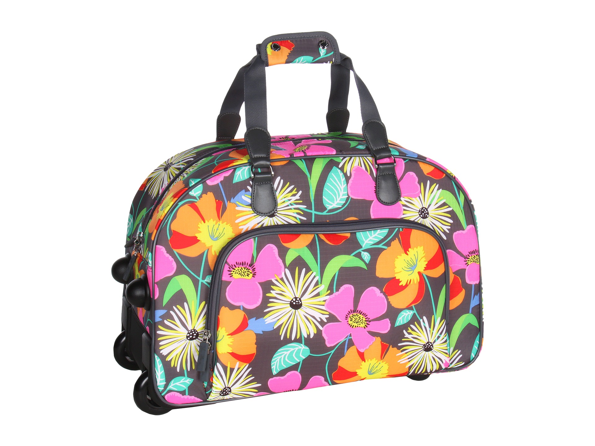 Vera bradley carry on luggage with wheels
