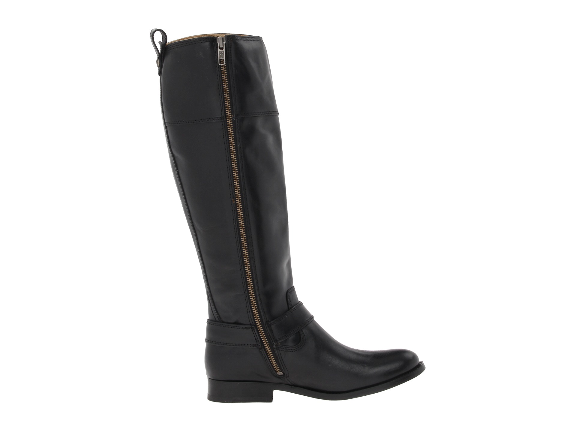 frye melissa inside zip leather boot