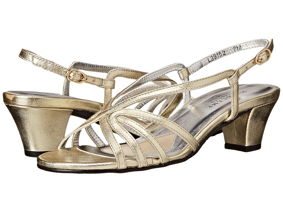 Walking Cradles Leash (Gold Nappa) Sandals