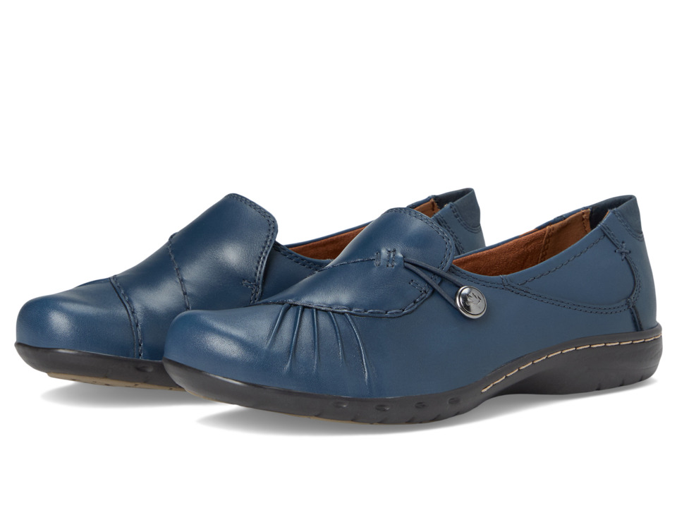 Rockport Cobb Hill Collection Cobb Hill Paulette (Navy) Women's Slip-on Dress Shoes