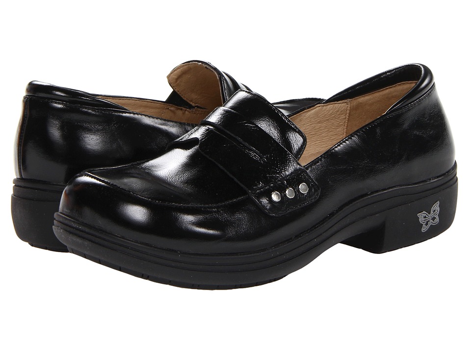 Alegria Taylor (Black Waxy) Clogs