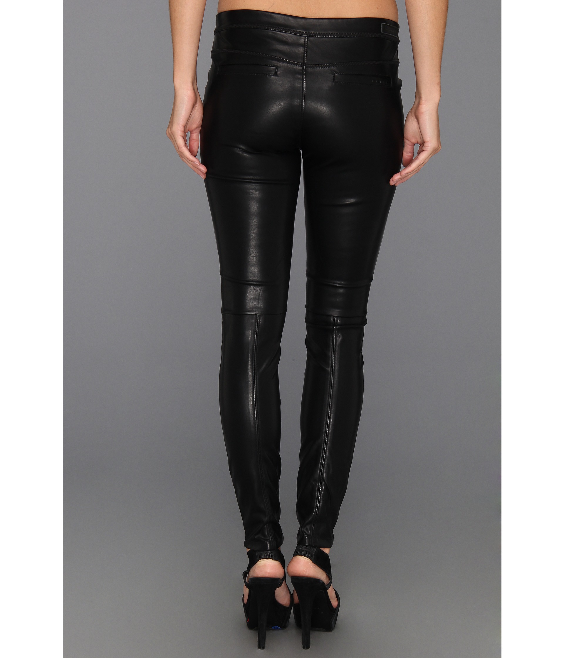 Blank NYC Black Vegan Leather Legging In Pussy Cat Zappos Com Free