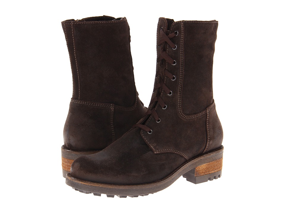 La Canadienne Carolina (Brown Oiled Suede) Women's Dress Boots