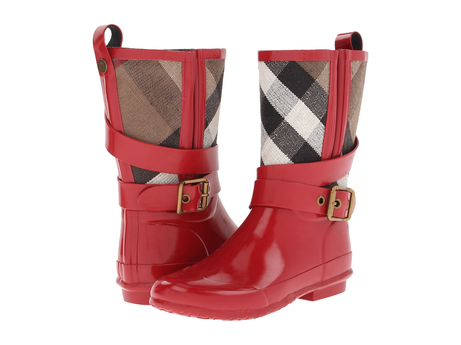 Burberry. | Burberry boots, Boots, Short rain boots