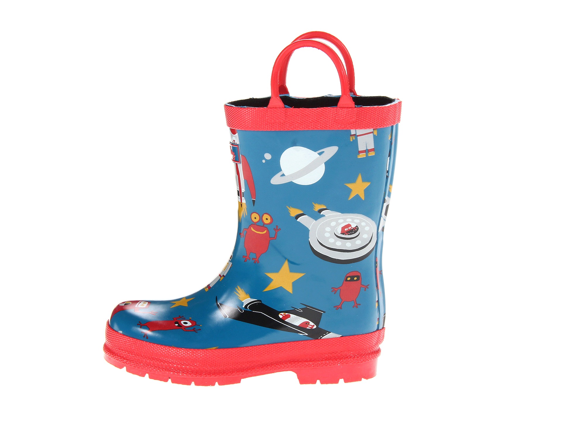 Hatley Kids Rain Boots (Toddler/Little Kid) Spaceships - Zappos.com ...