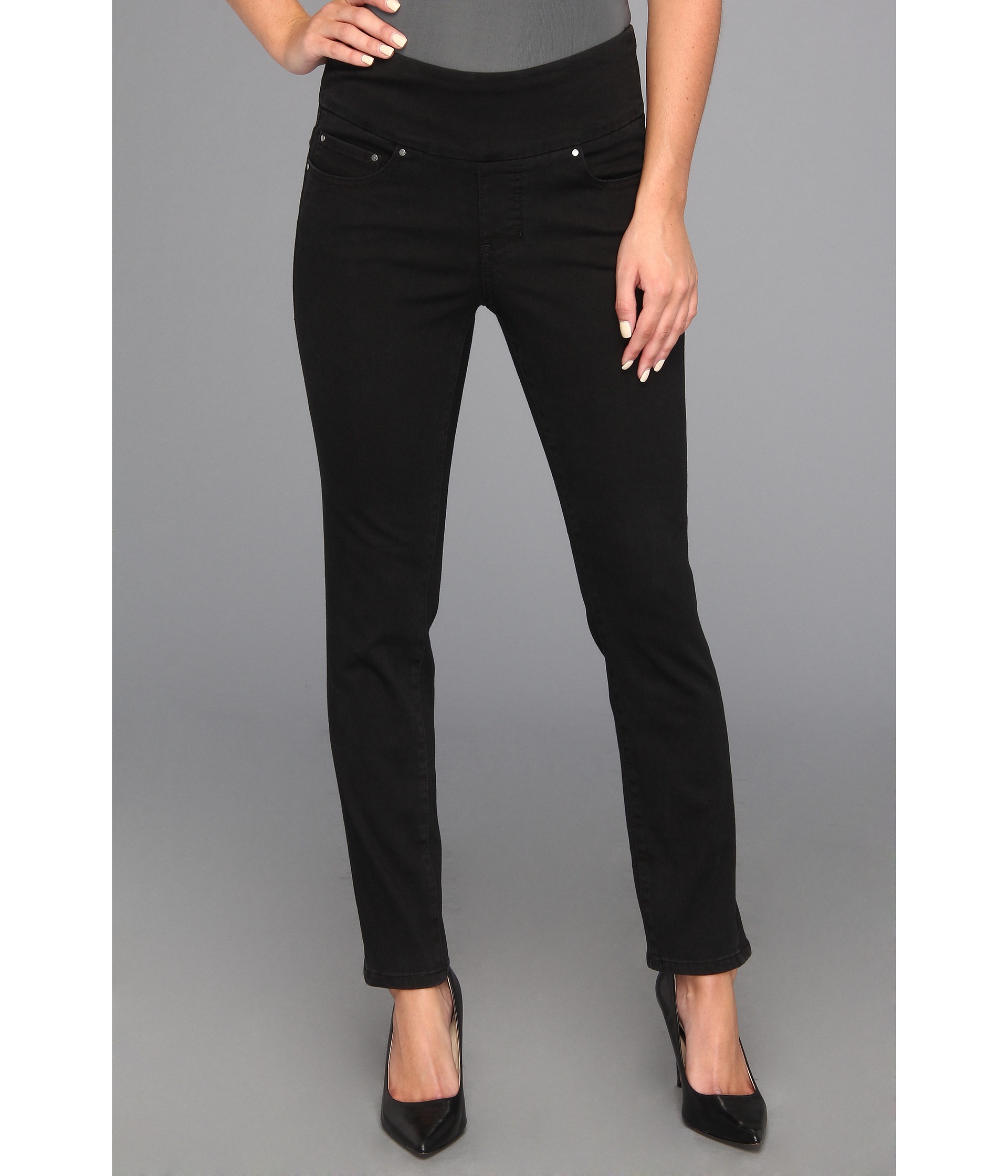 Jag Jeans Amelia Pull On Slim Ankle Heritage Twill | Shipped Free at Zappos