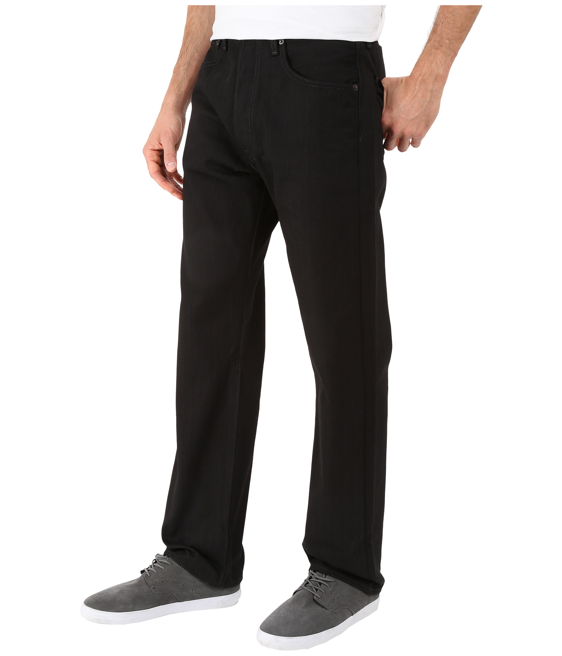 Levis® Mens 501® Original Shrink to Fit Jeans Black/Black/Black Fill