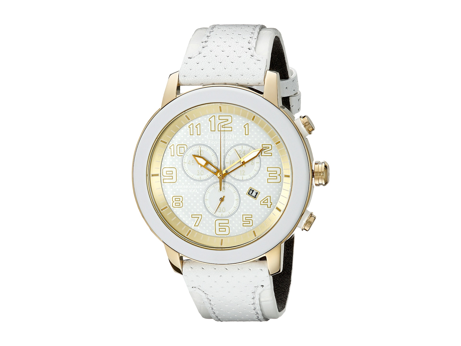Citizen Watches AT2232 08A Drive from Citizen Eco Drive BRT 3.0 Chronograph Watch Gold Tone Stainless Steel