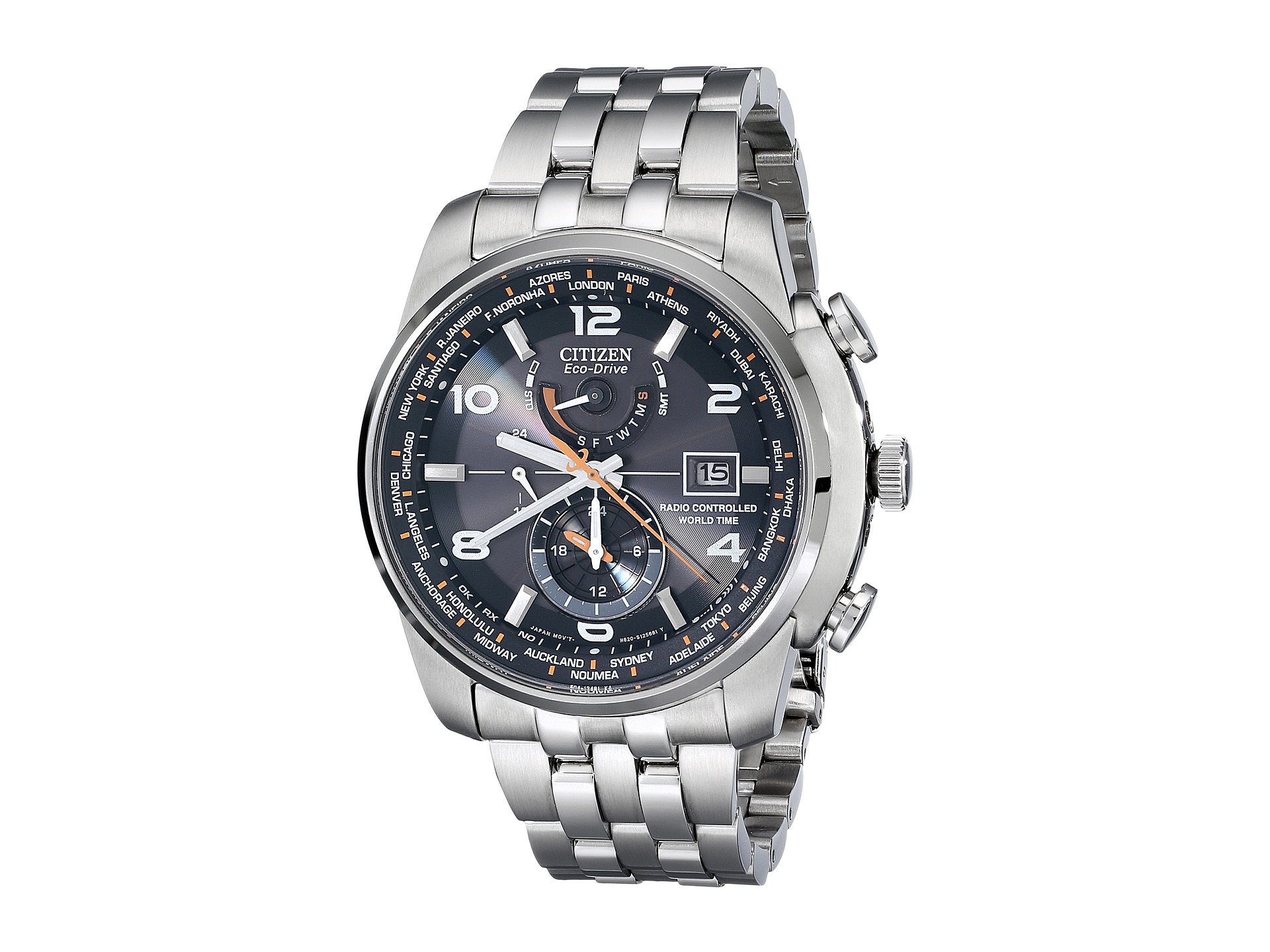 Citizen watch time zones clearance