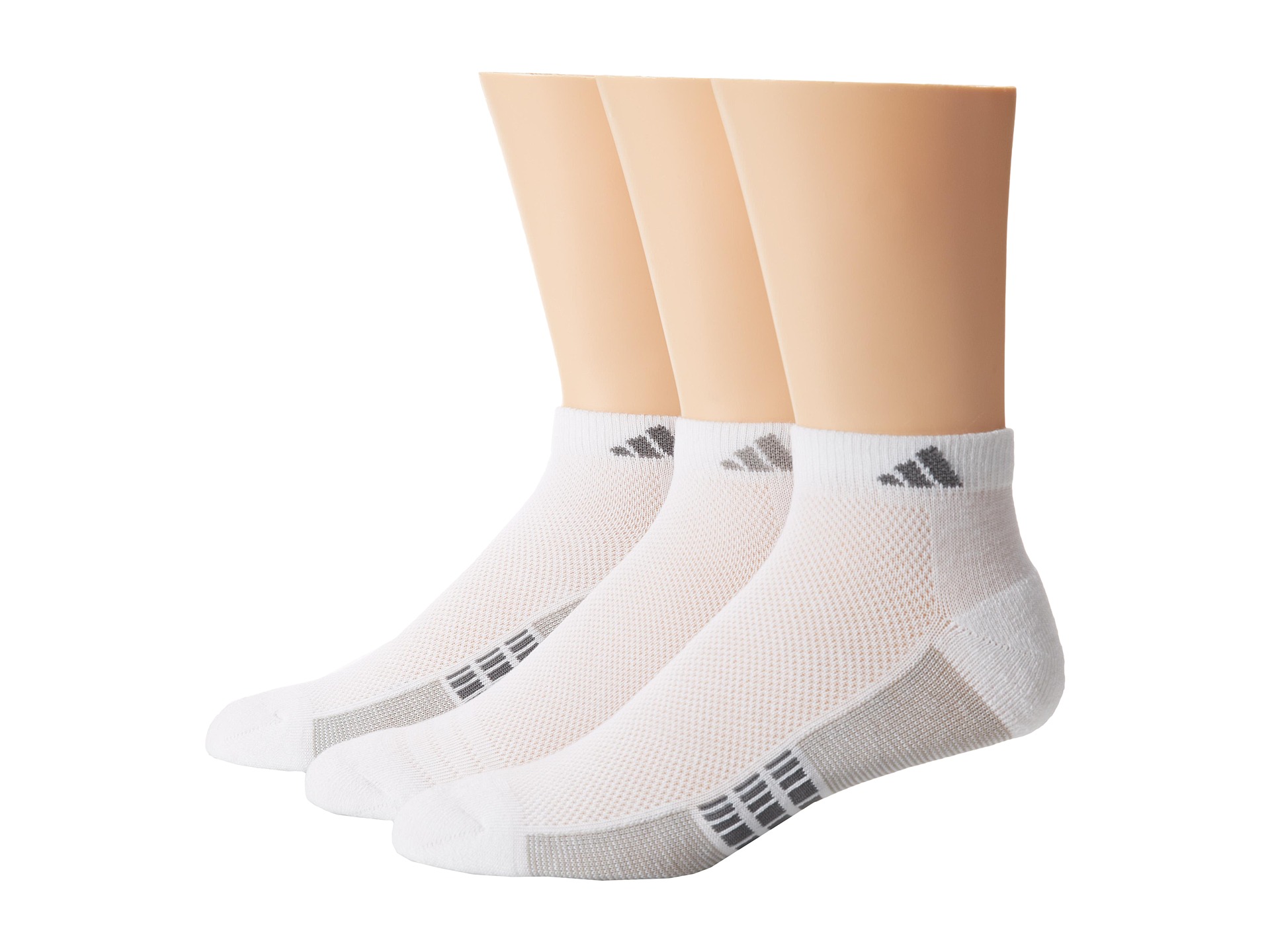 adidas Climacool® Superlite 3-Pack Low Cut Socks - Zappos.com Free ...