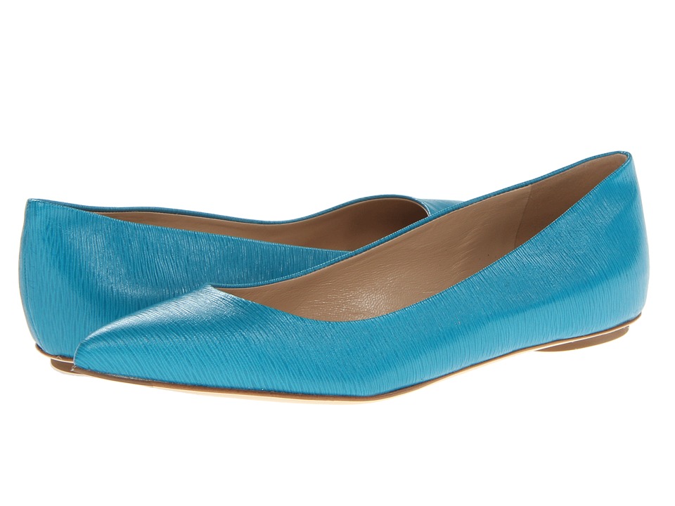 Sergio Rossi Turquoise Womens Slip on Shoes