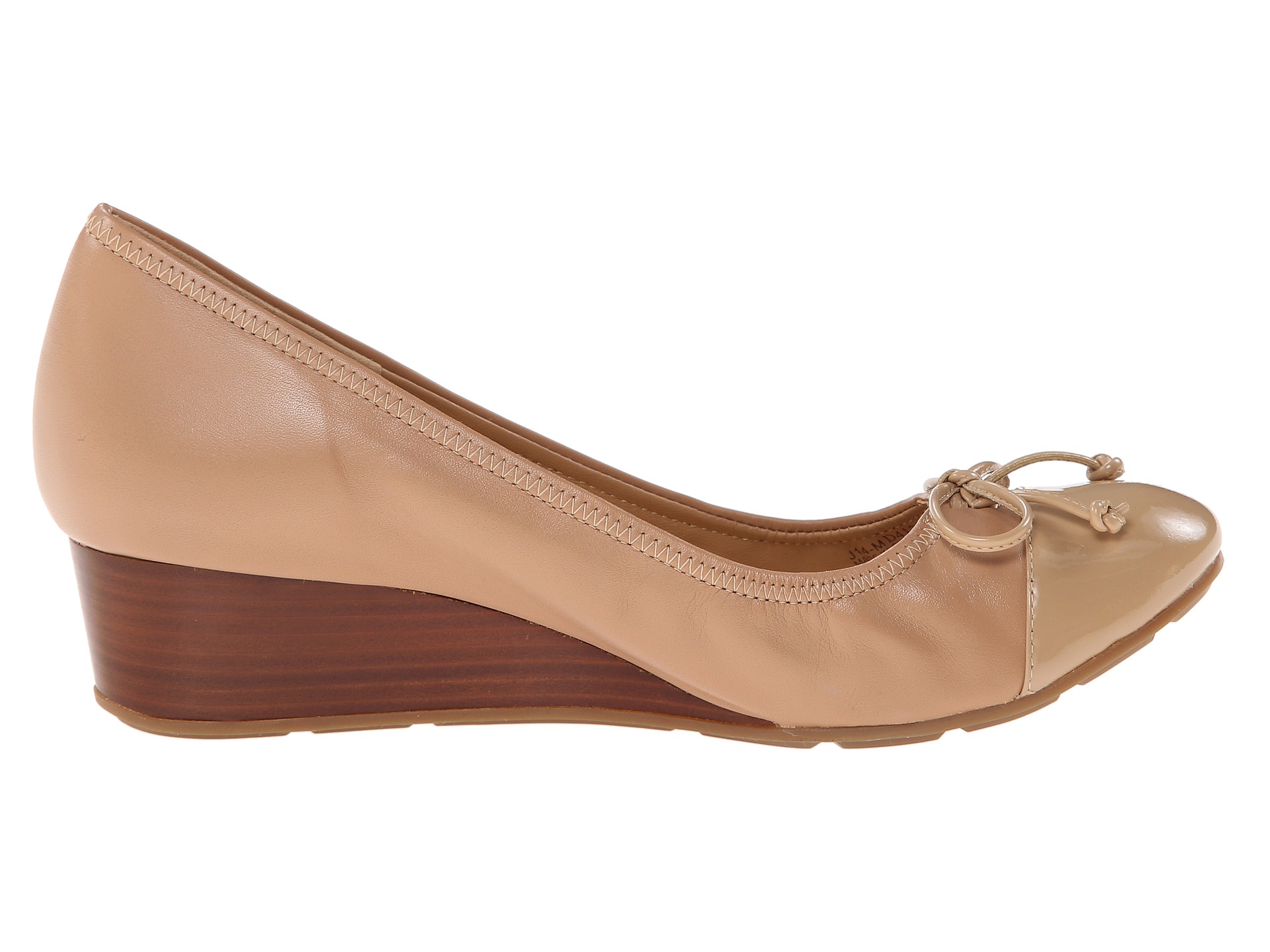 Cole Haan Air Tali Lace Wedge Sandstone/Sandstone Patent