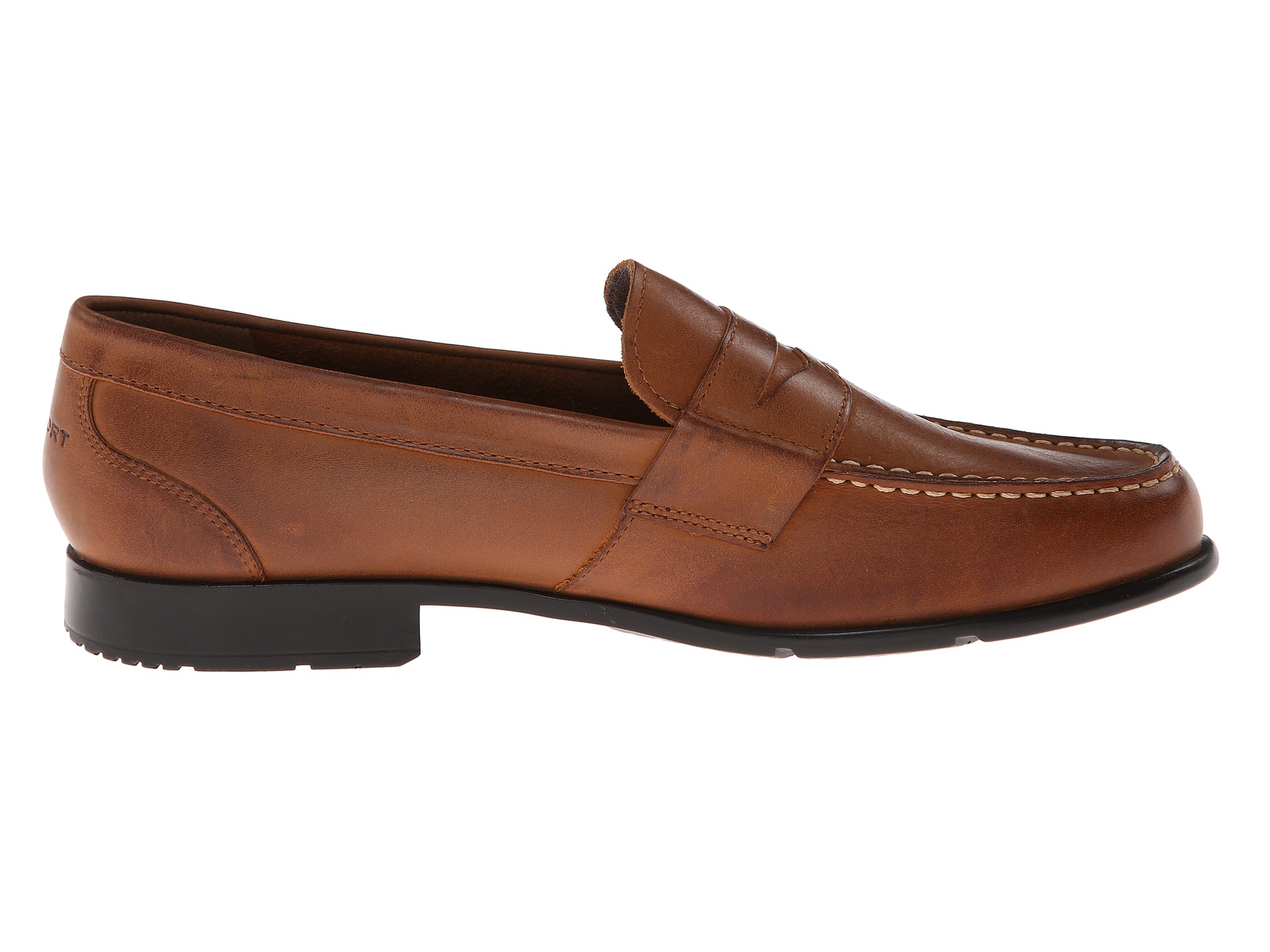 Rockport Classic Loafer Lite Penny Caramel - Zappos.com Free Shipping ...