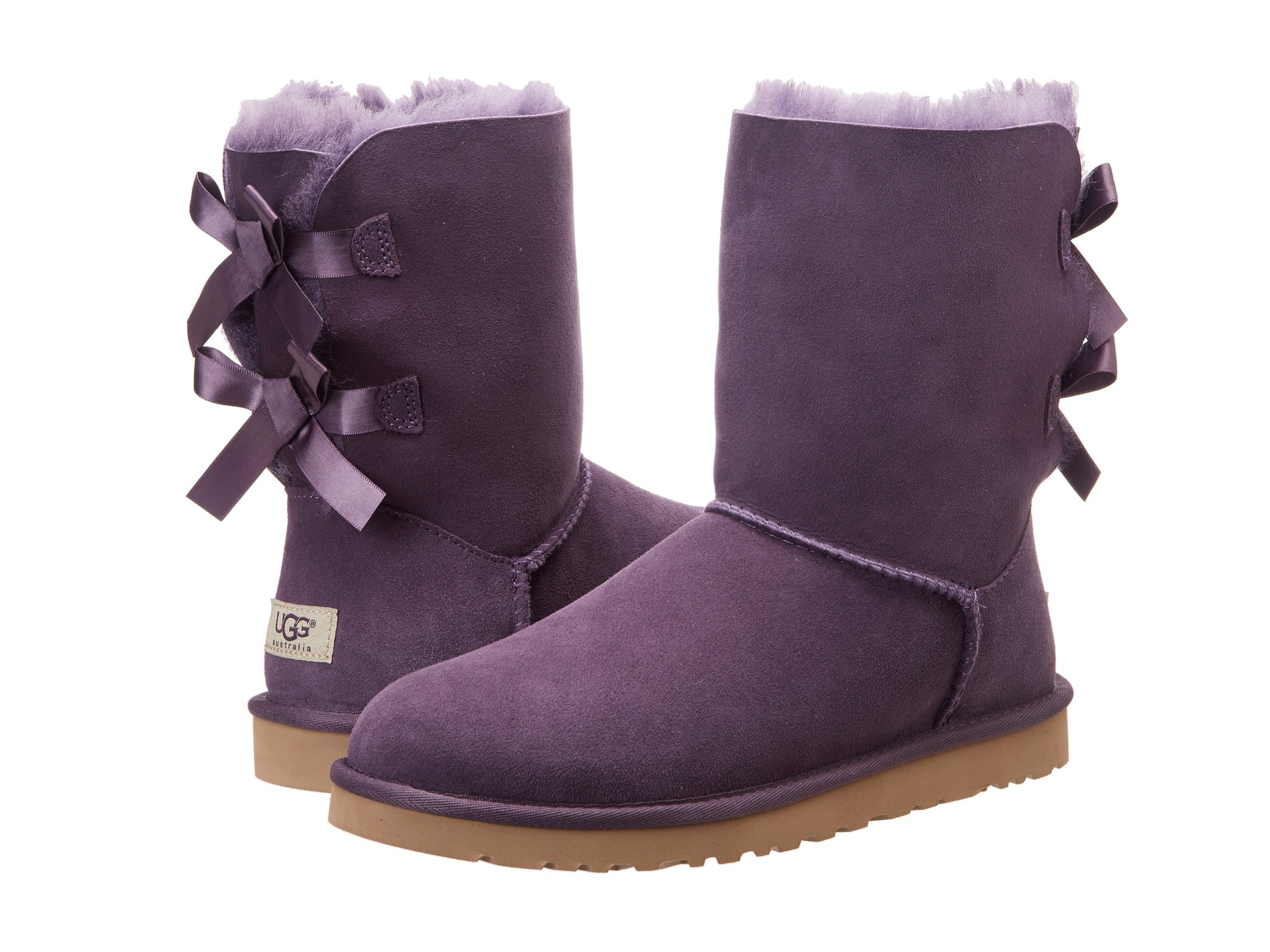 Ugg Bailey Bow Purple Velvet | Shipped Free at Zappos