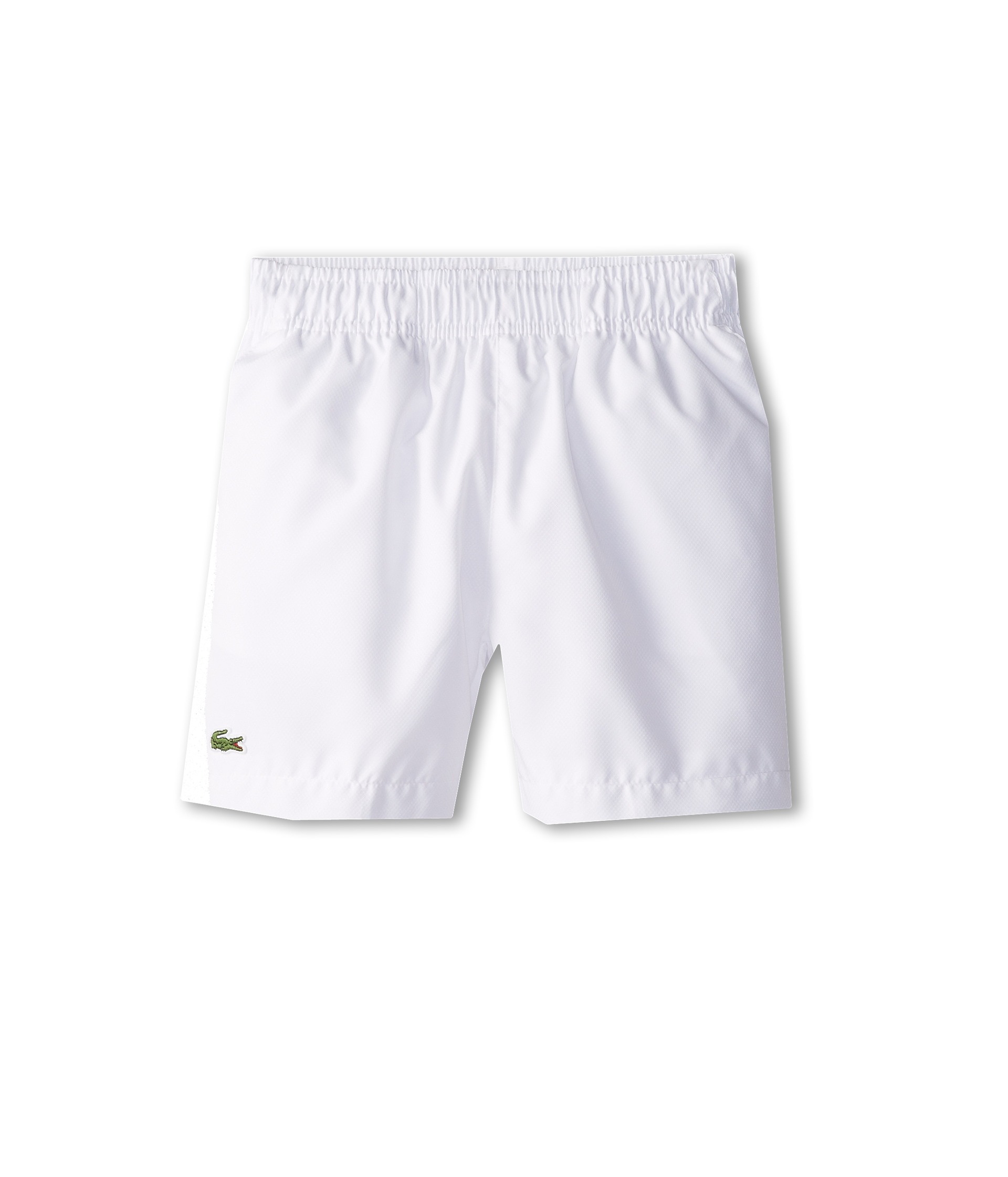 Lacoste Kids Taffeta Tennis Short (Little Kids/Big Kids) White - Zappos ...