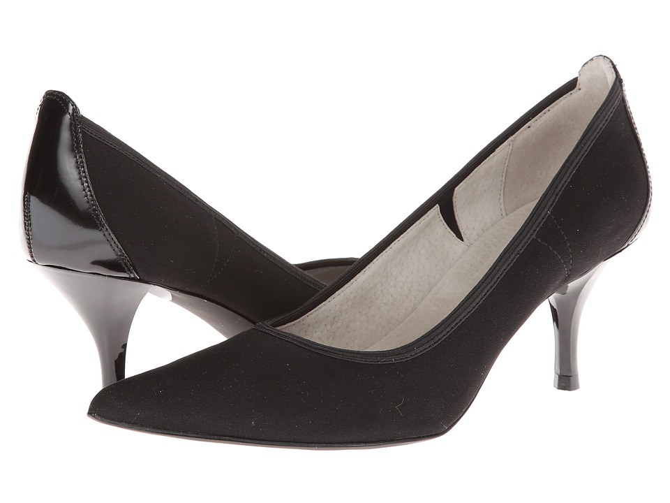 Tahari Dottie (Black Stretch) High Heels