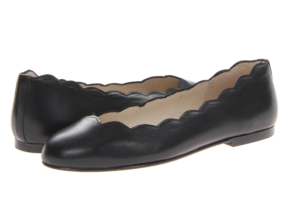 French Sole Jigsaw (Black Nappa Leather) Flats
