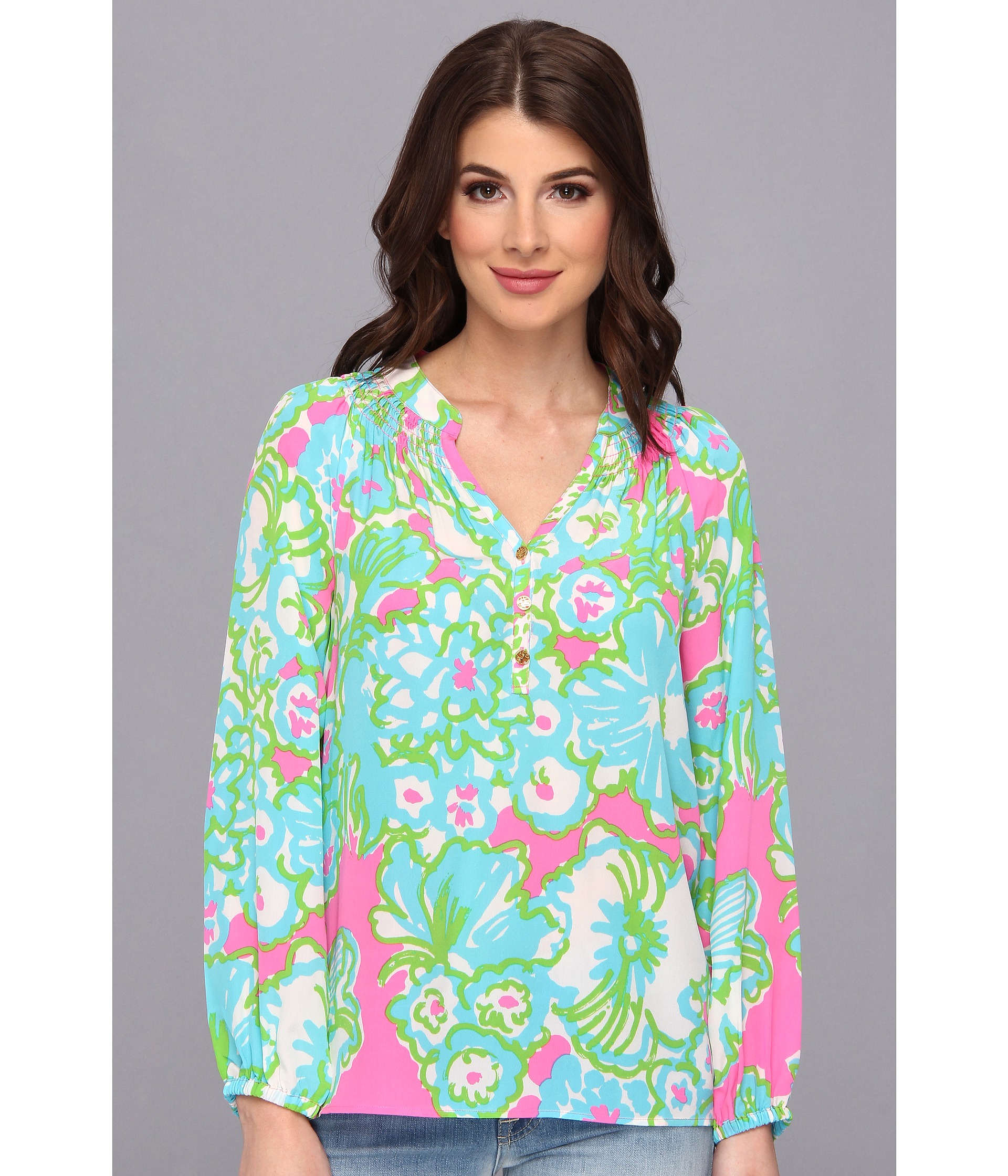 Lilly Pulitzer Elsa Top PB Pink A Delicacy - Zappos.com Free Shipping ...