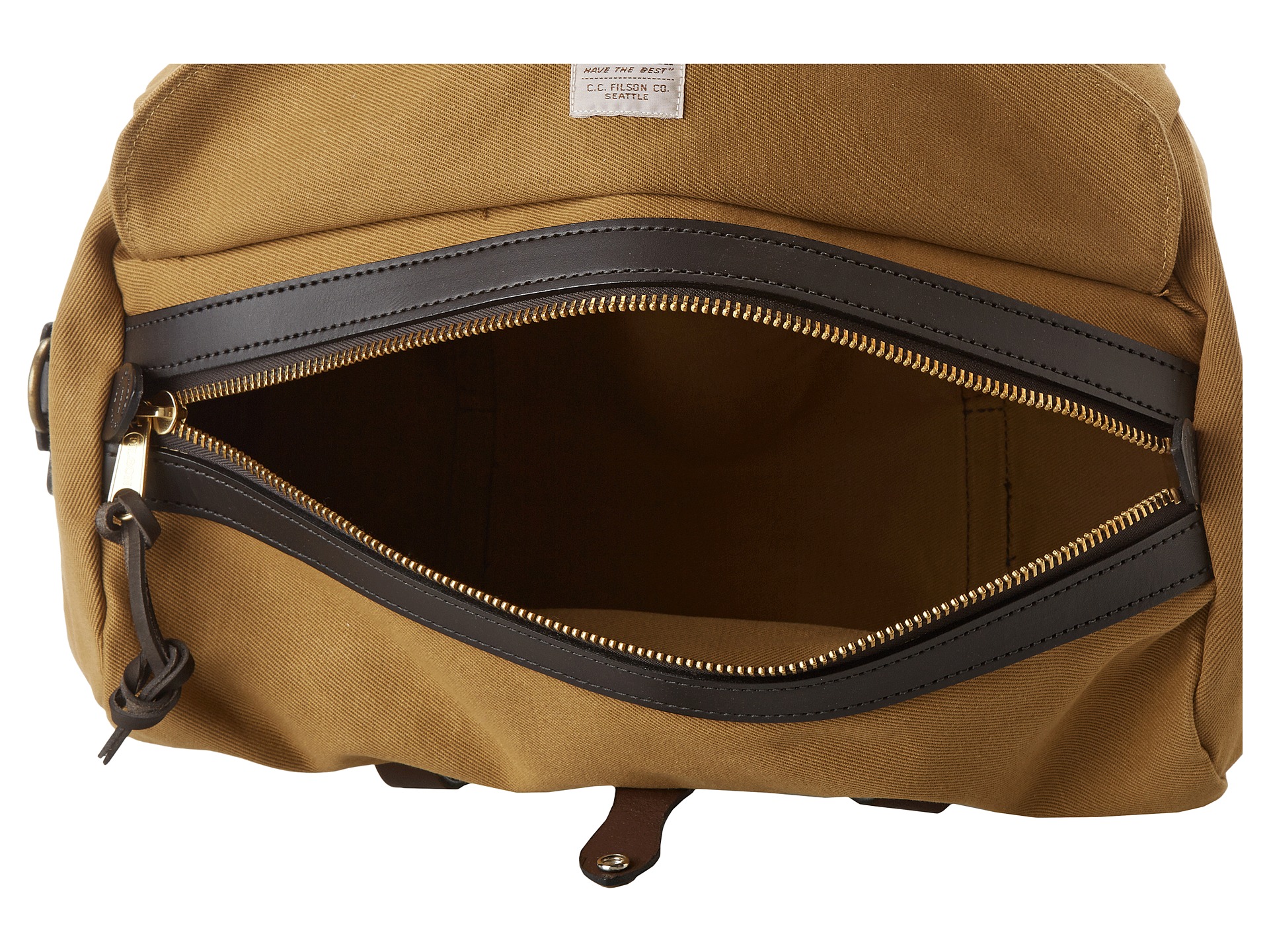 Filson Small Duffle Bag Tan - www.neverfullmm.com Free Shipping BOTH Ways