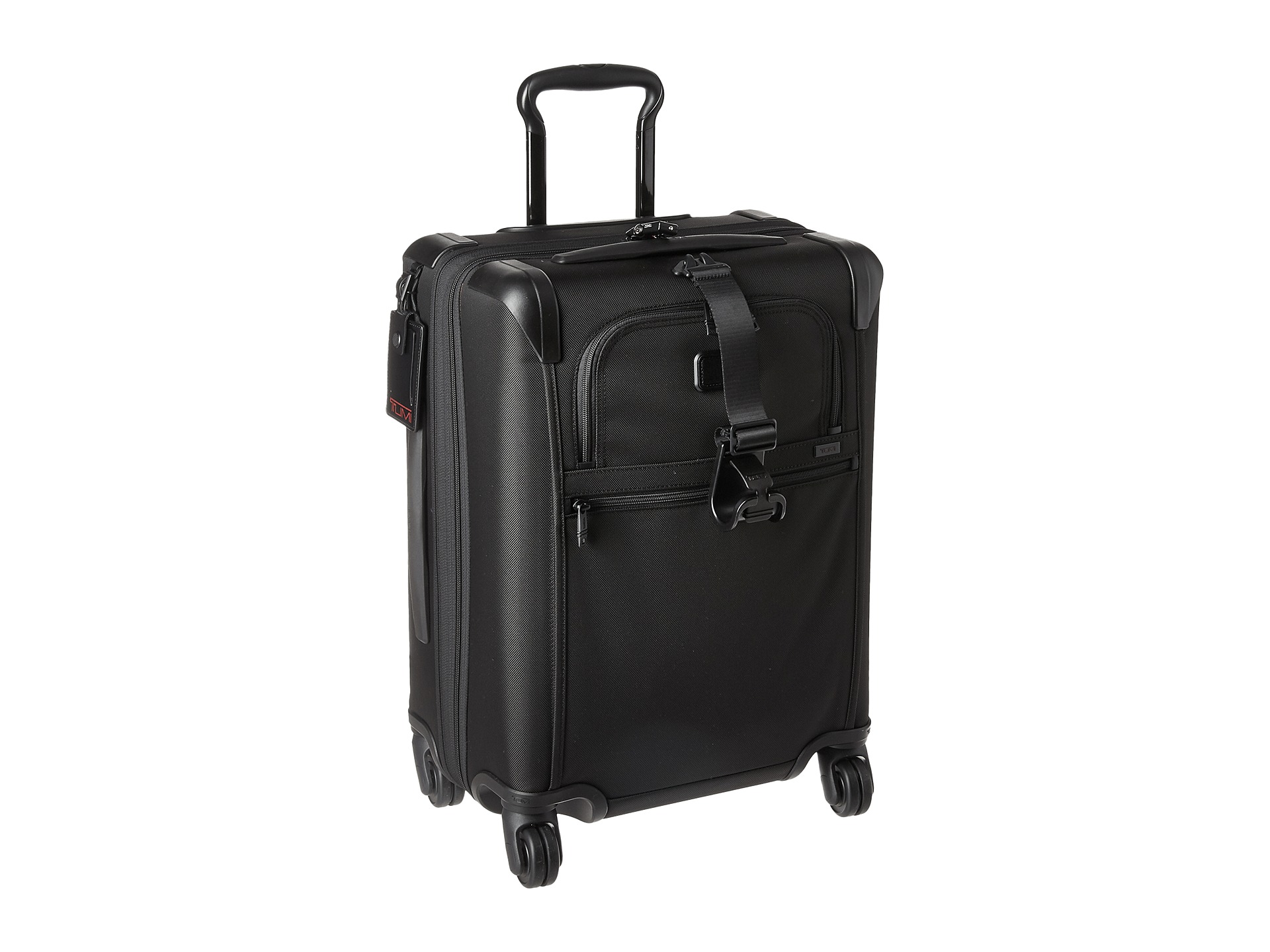 Tumi Alpha 2 - Continental Expandable 4 Wheeled Carry-On Black - Zappos ...