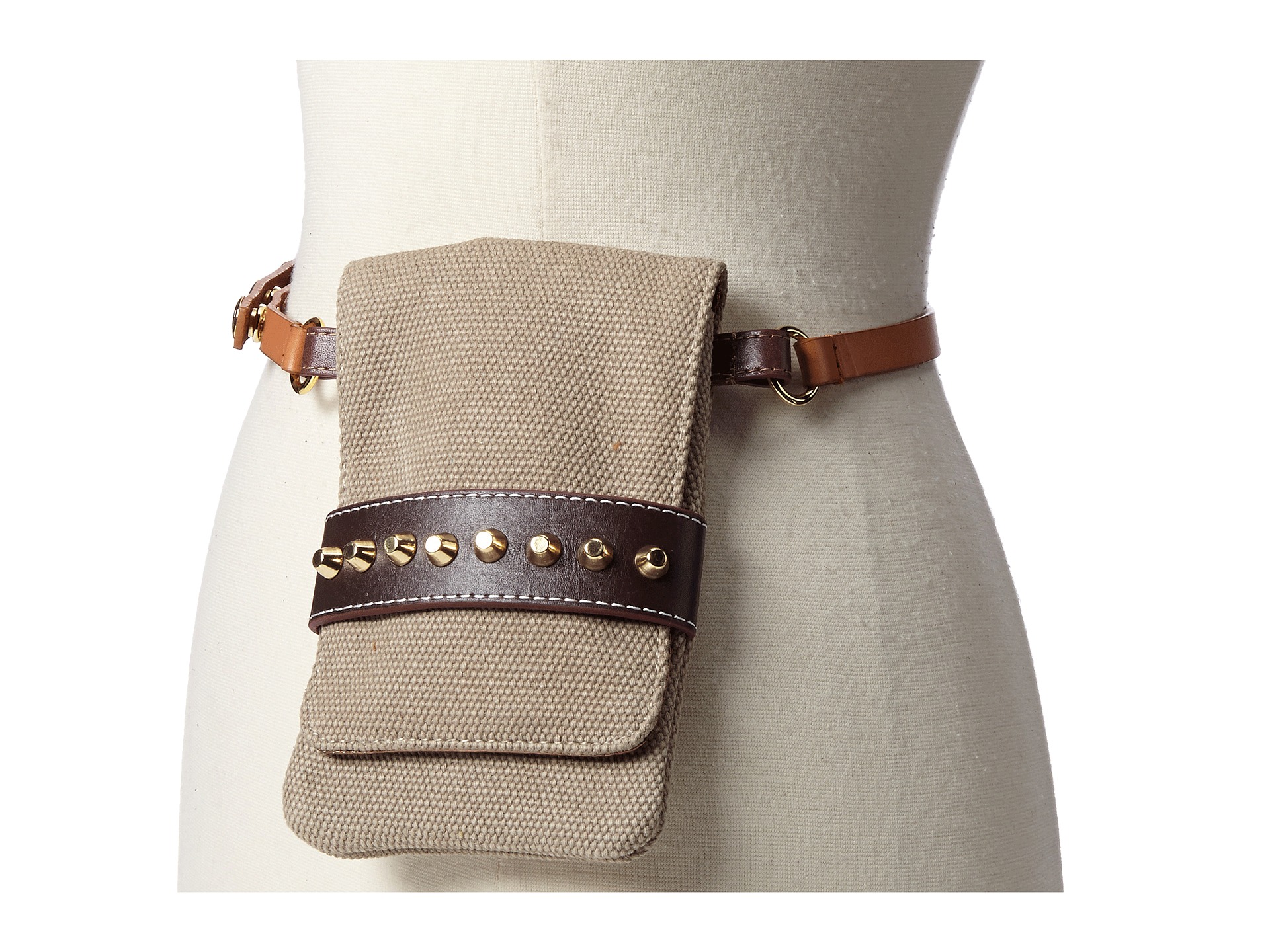 Michael Michael Kors 13mm Canvas Belt Bag Luggage | Shipped Free at Zappos