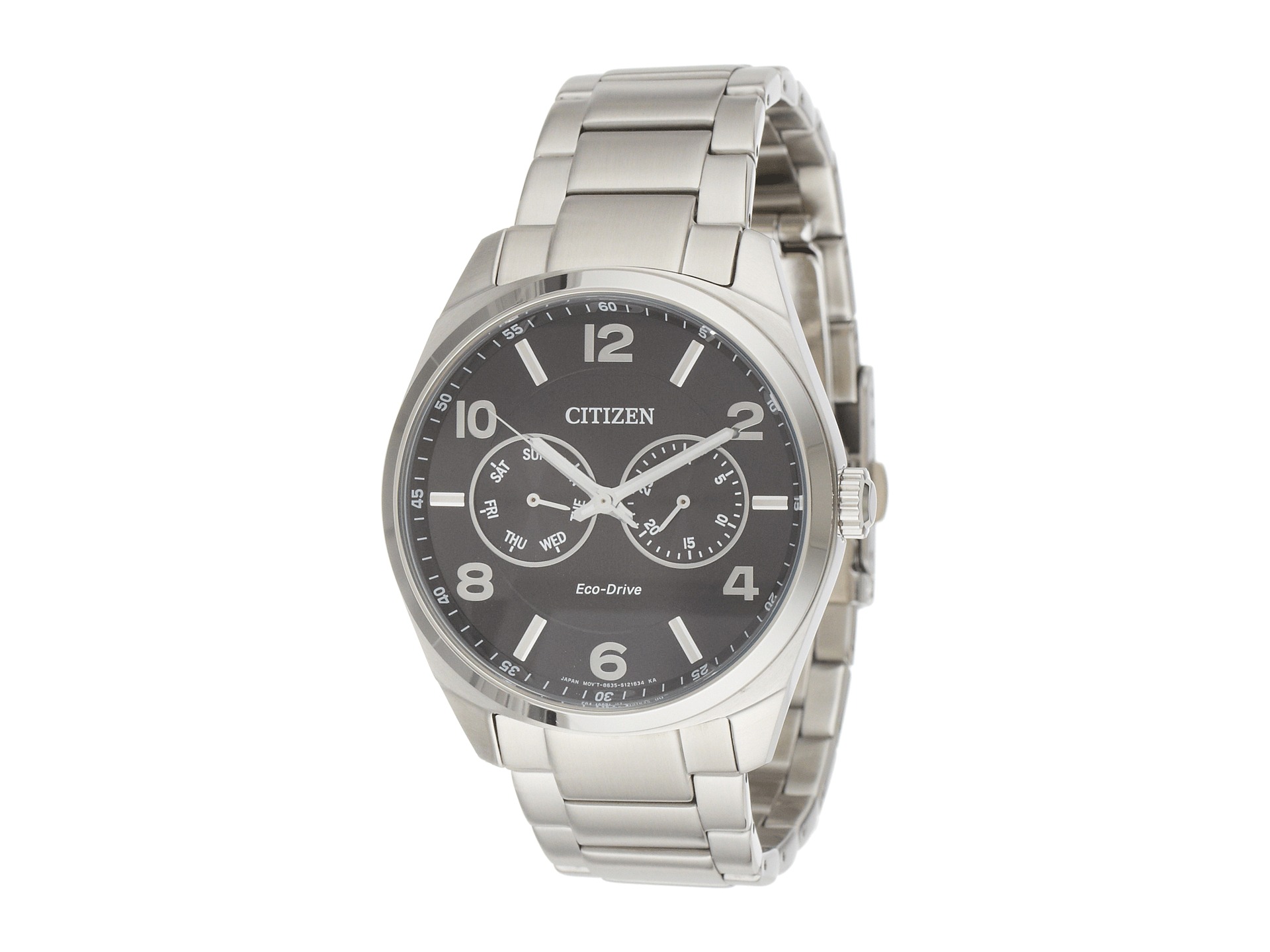 Citizen Watches Ao9020 84e Mens Dress Silver Tone Stainless Steel