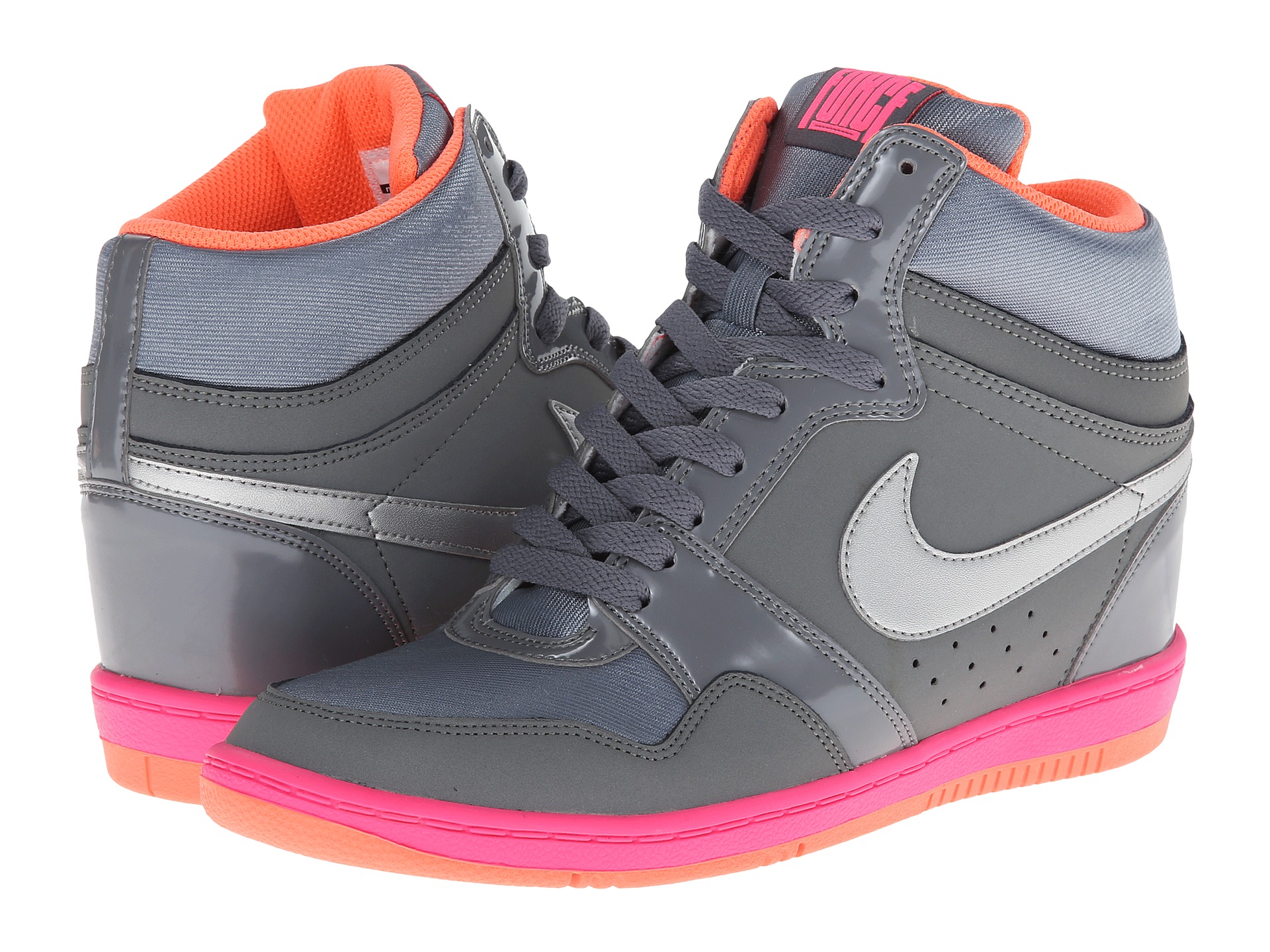 nike force sky high women's hidden wedge sneakers