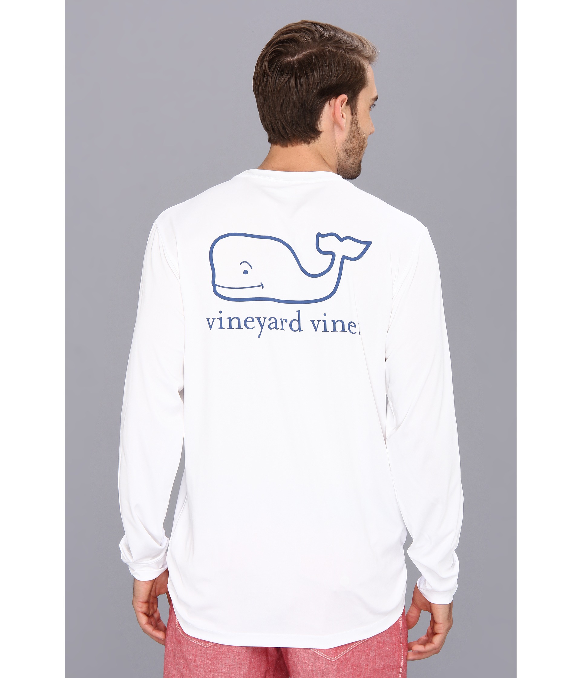 Vineyard Vines L S Performance Graphic T Shirt Moonshine | Shipped Free ...