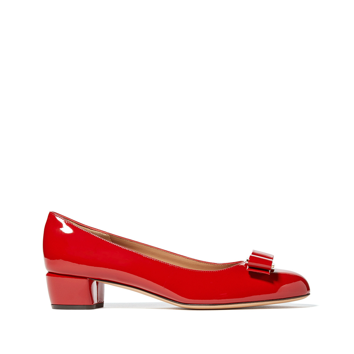 Salvatore Ferragamo Vara 1 (Rosso) 1-2 inch heel Shoes