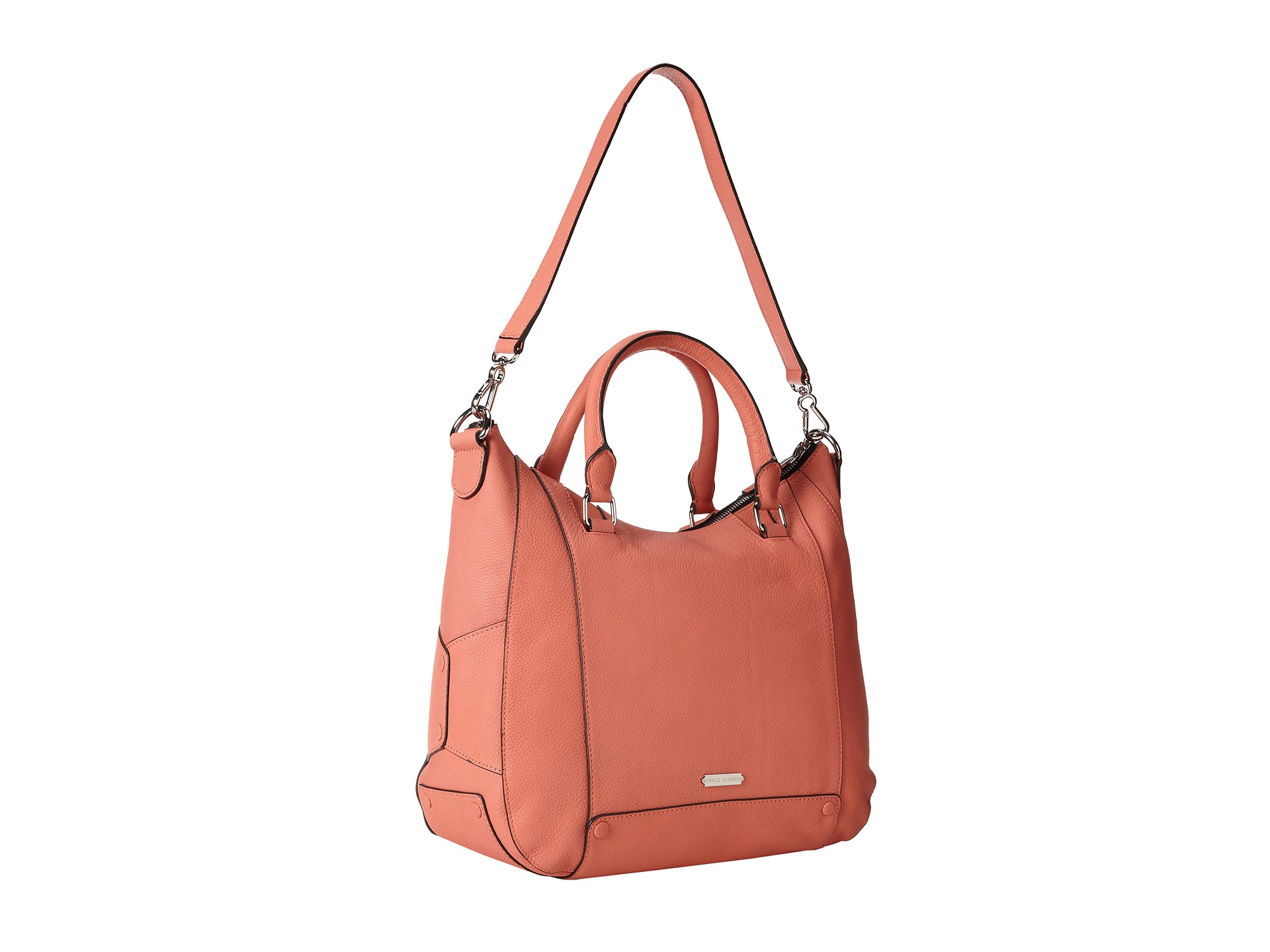 Vince Camuto Mikey Satchel Fusion Coral