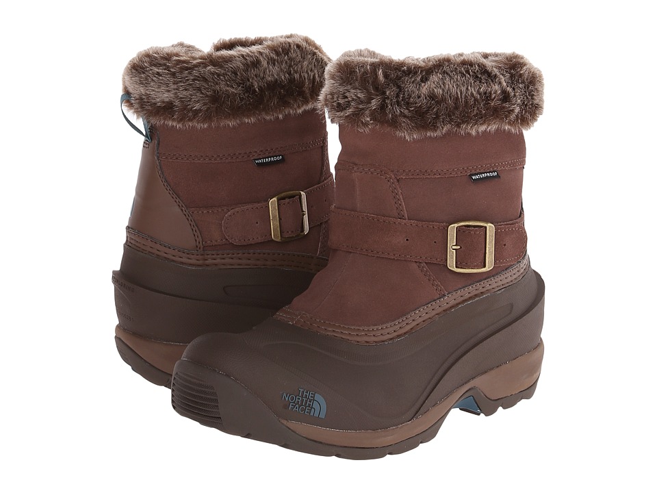 The North Face Chilkat III Pull-On (Rain Drum Brown/Mediterranea Green (Prior Season)) Women's Cold Weather Boots