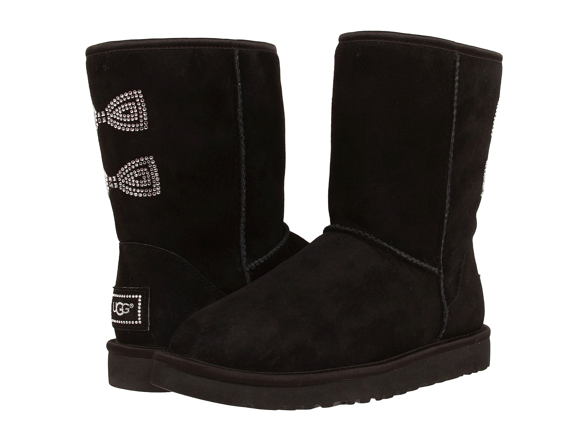 short black uggs with bows